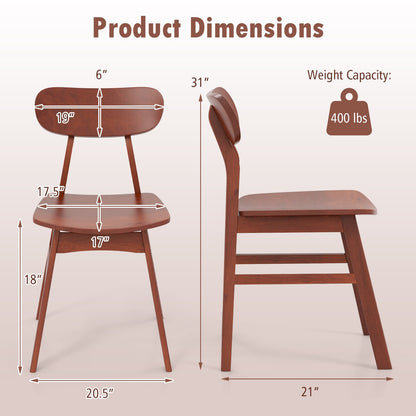 Chaise de salle à manger moderne — Lot de 2