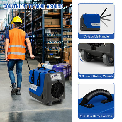 Déshumidificateur commercial avec pompe de drainage