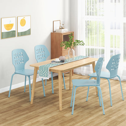 Chaises de salle à manger en métal — Lot de 4