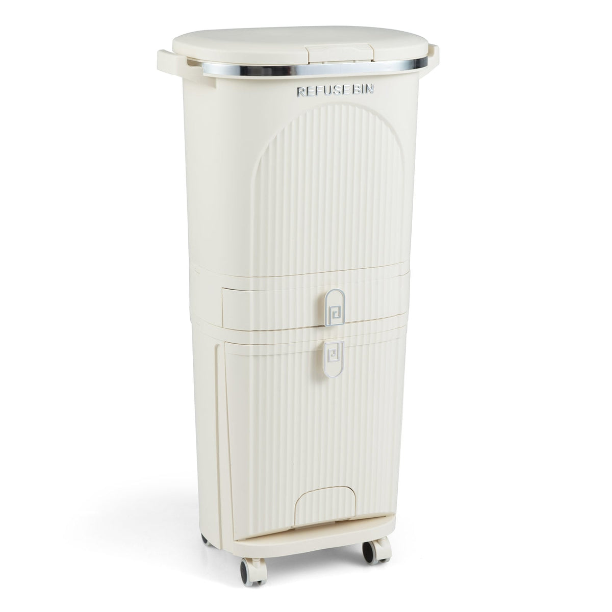 Poubelle de cuisine à tri sélectif 42 litres