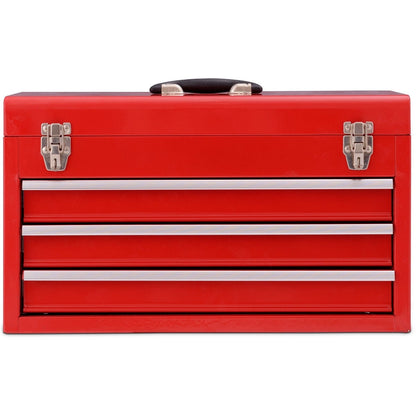 Coffre à outils de mécanicien portable à 3 tiroirs