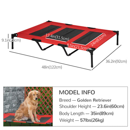 Cama elevada para perro de gran tamaño interior exterior