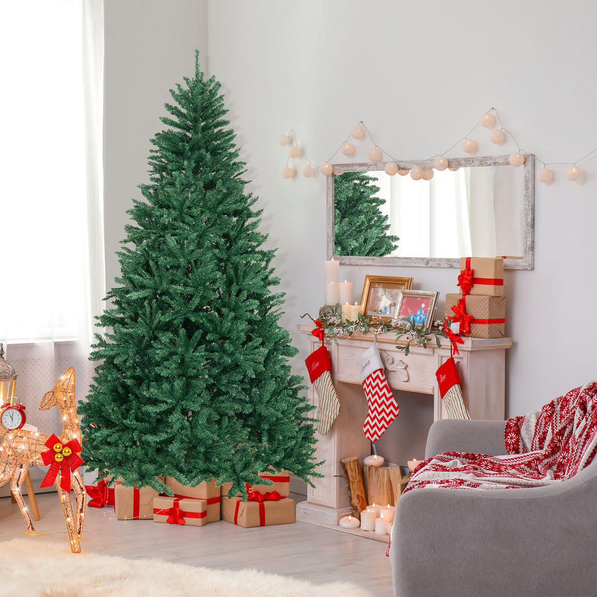 Arbre de Noël artificiel 2,3 m (229 cm)