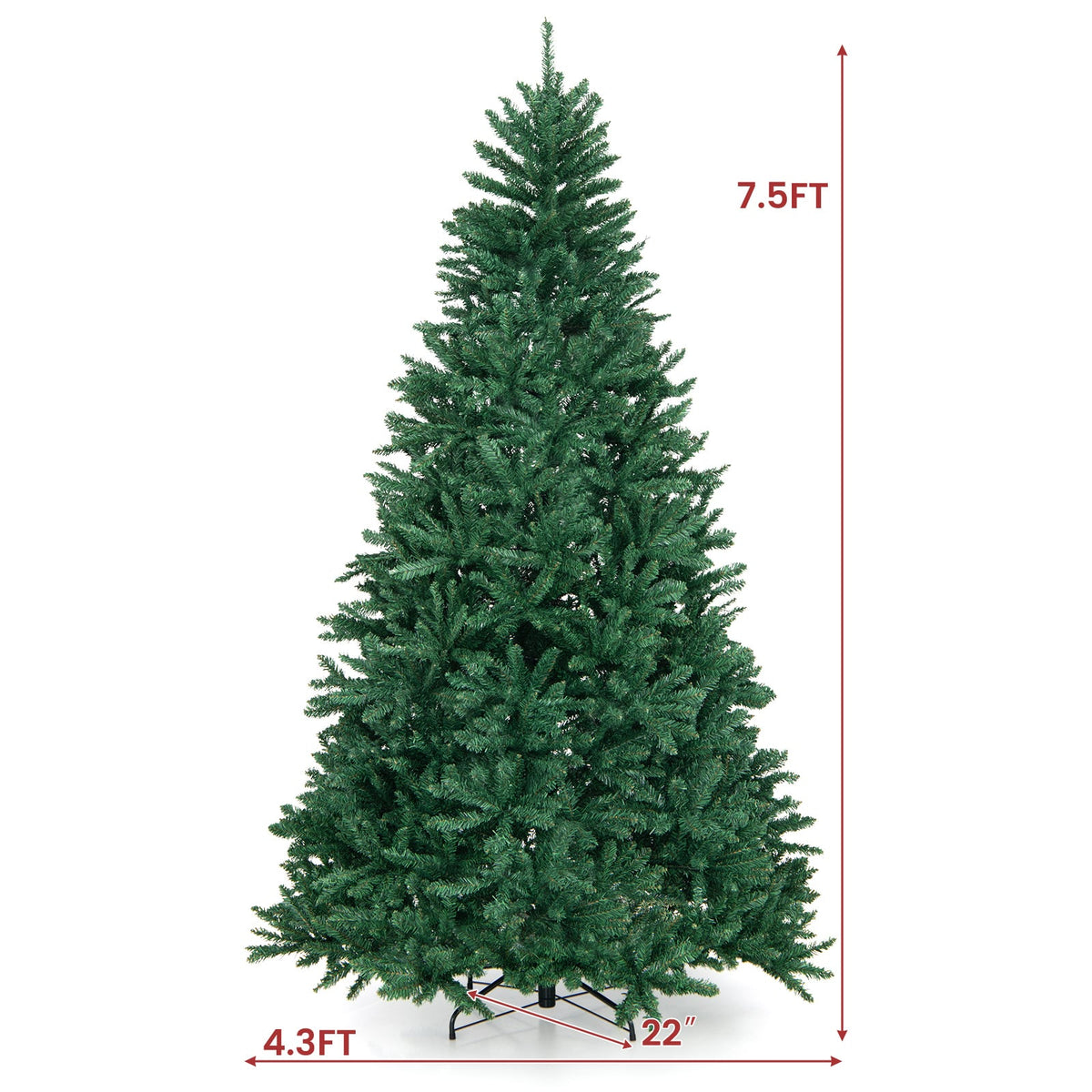 Arbre de Noël artificiel 2,3 m (229 cm)