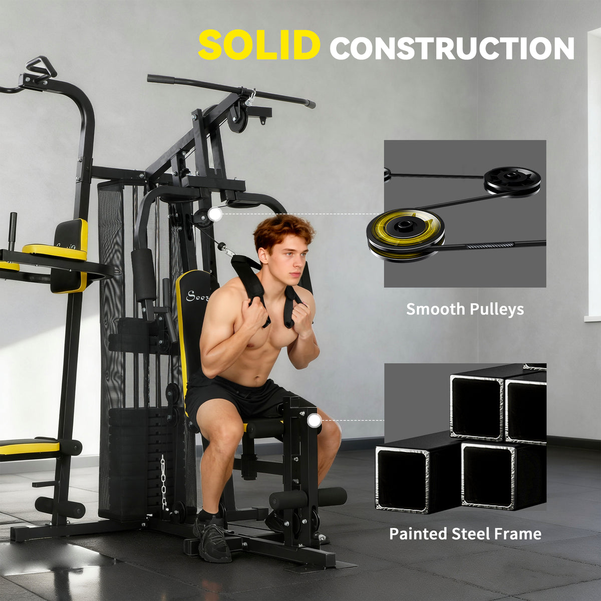 Torre de potencia multifunción para entrenamiento completo