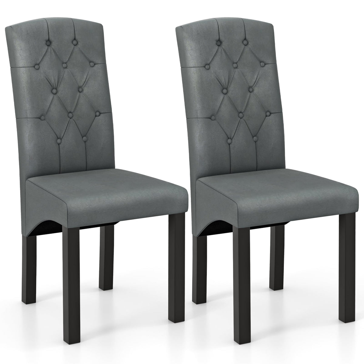 Chaise de salle à manger moderne à haut dossier