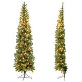 213 cm Prelit Half Shape Christmas Tree
