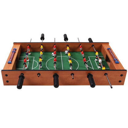 Table de jeu pivotante 2-en-1 air hockey et baby-foot