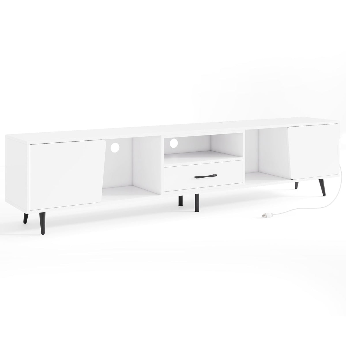 Meuble TV moderne 201 cm pour téléviseur jusqu'à 229 cm