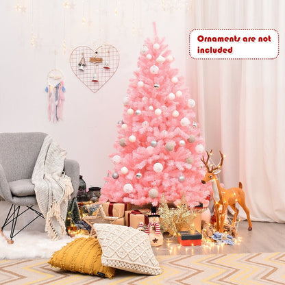 Arbre de Noël artificiel rose 183 cm
