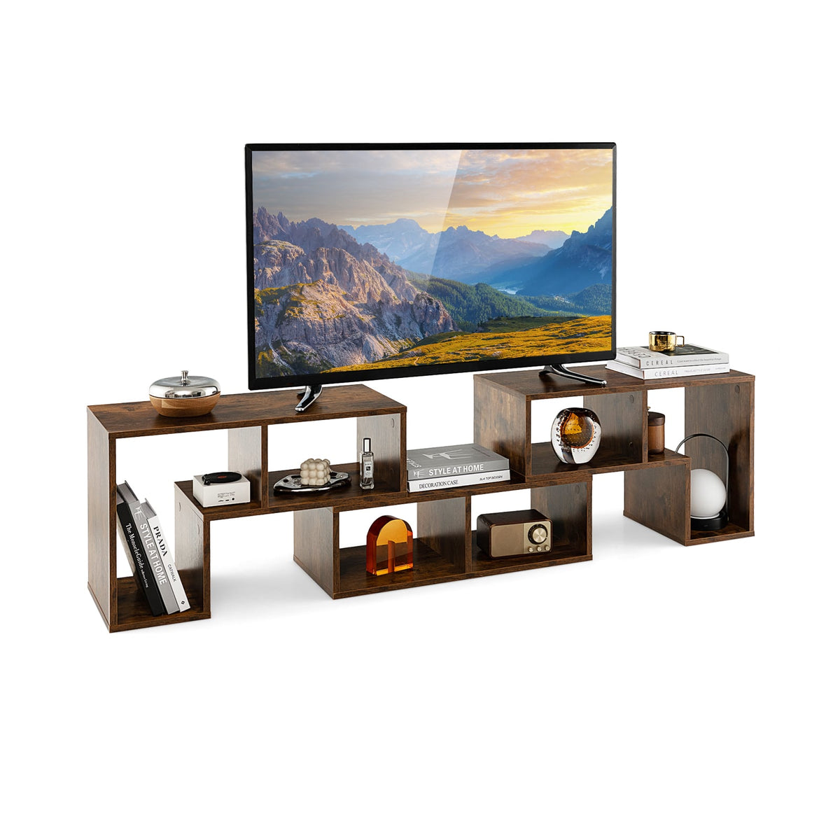 Meuble TV modulable 3 pièces pour téléviseur jusqu'à 165 cm