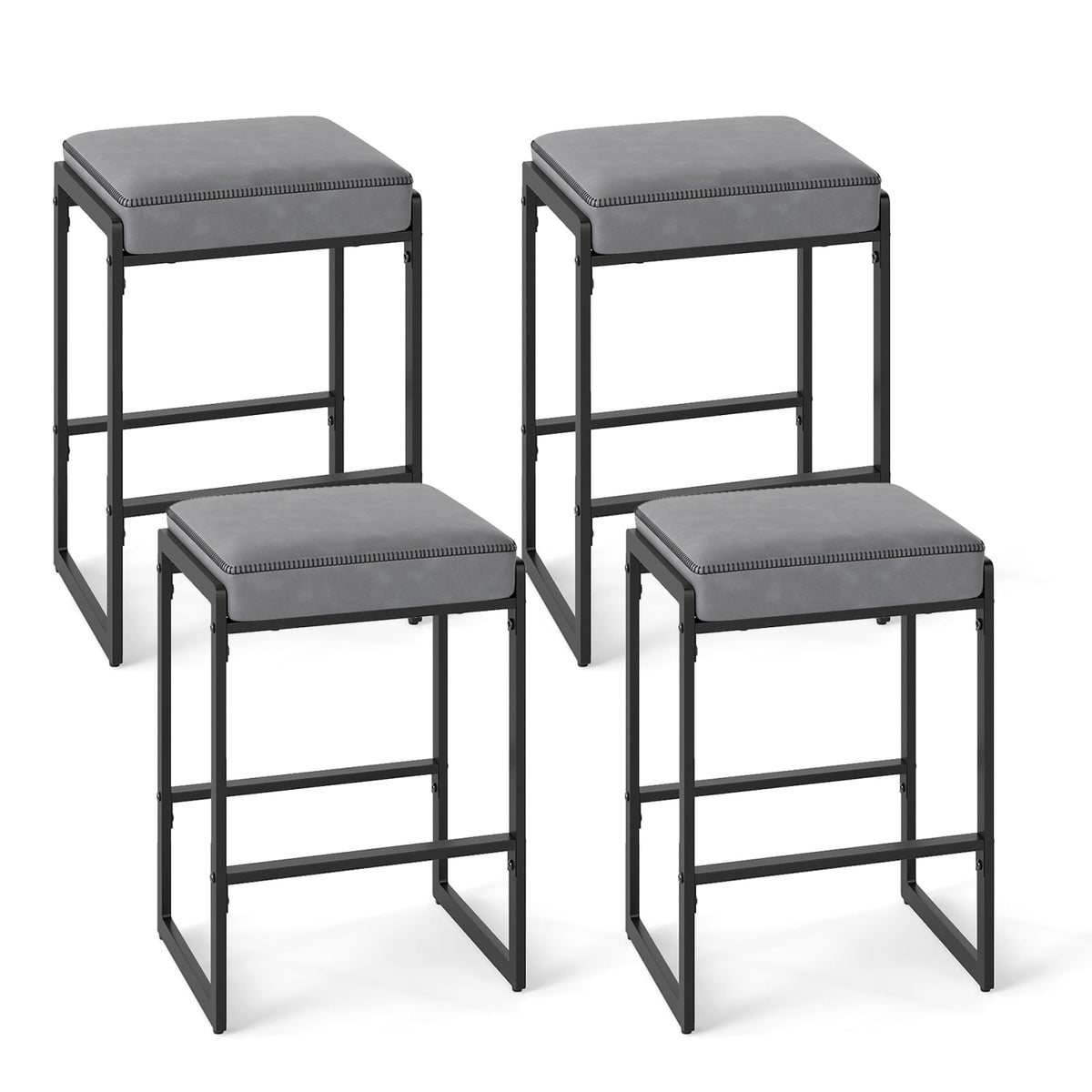 Tabouret de bar 66 cm — Lot de 4