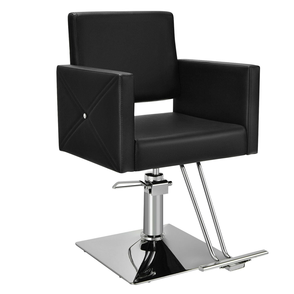 Chaise de salon de coiffure hydraulique pivotante