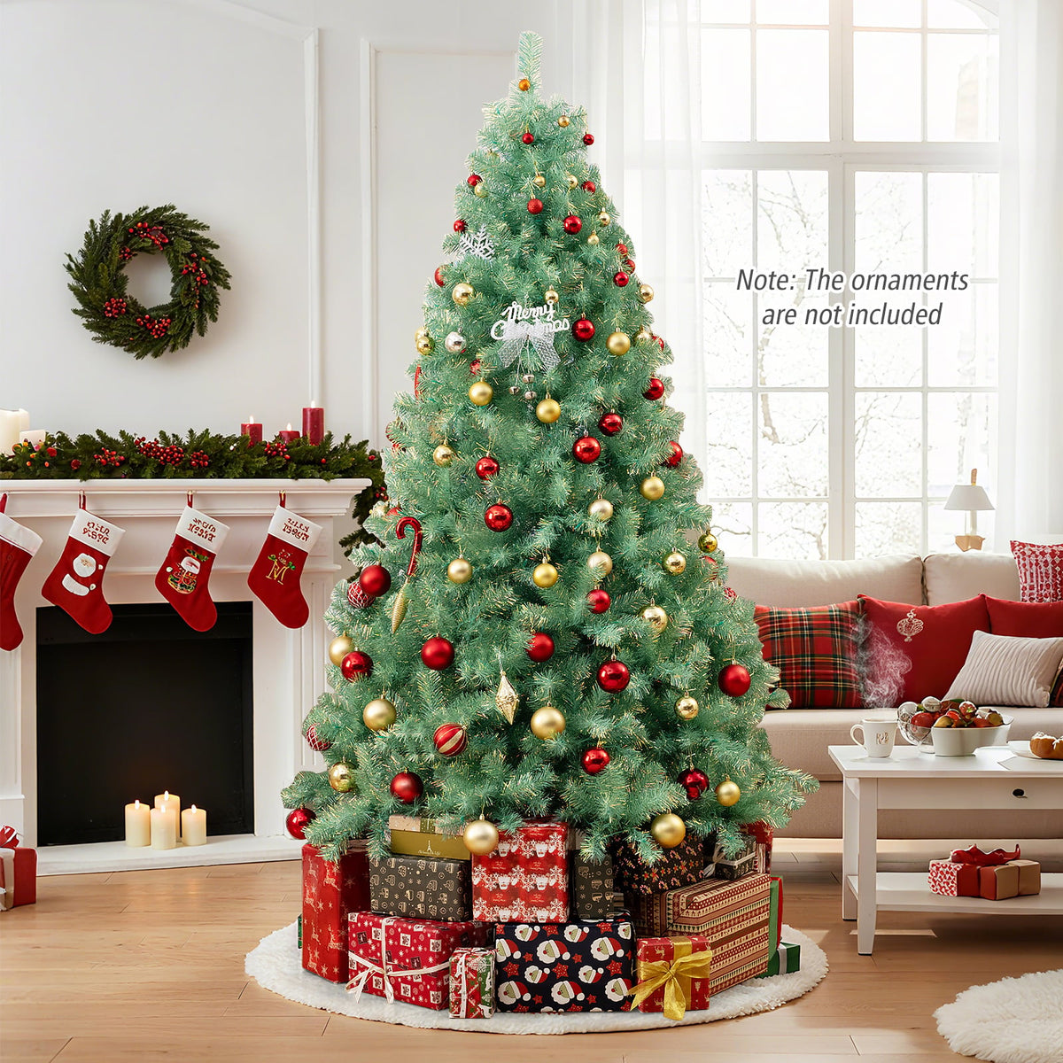 Arbre de Noël artificiel pré-éclairé décoratif