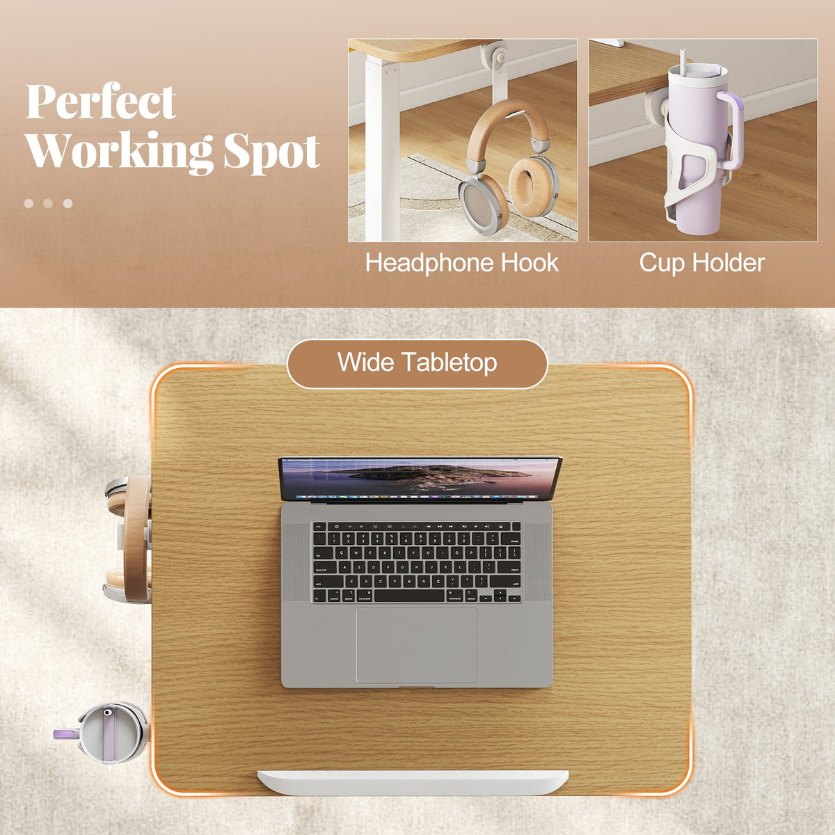 Bureau debout mobile pliable