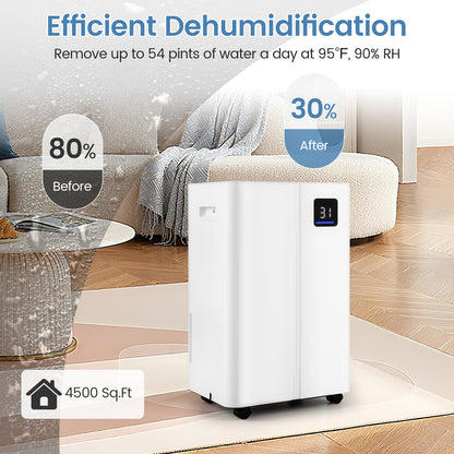 Déshumidificateur intelligent 25 L pour sous-sol