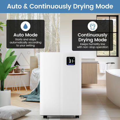 Déshumidificateur intelligent 25 L pour sous-sol