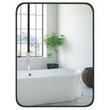 Minimalist wall mounted rectangle mirror