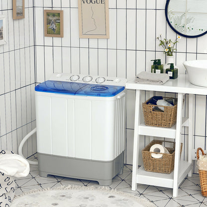 Machine à laver portable double cuve 10 kg