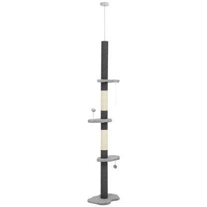 Floor to Ceiling Adjustable Cat Tree