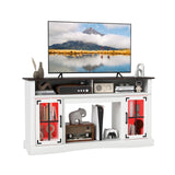 Mueble de TV con iluminación LED y control remoto