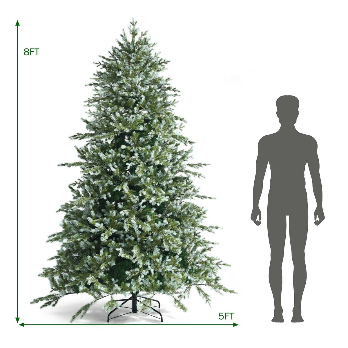 Arbre de Noël artificiel en épicéa 244 cm