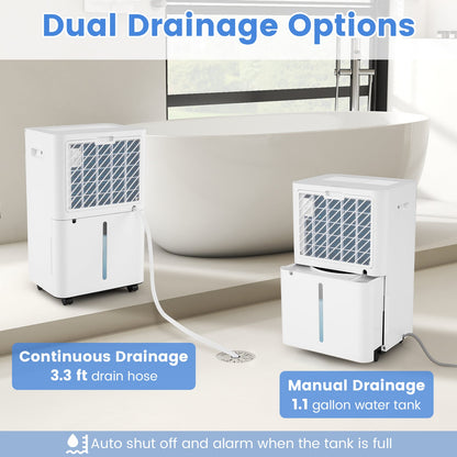 Déshumidificateur 25 L pour grande pièce 418 m²