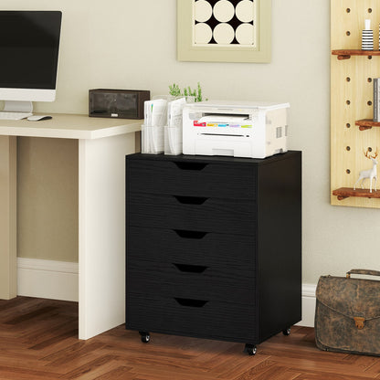 Caisson de bureau mobile à 5 tiroirs