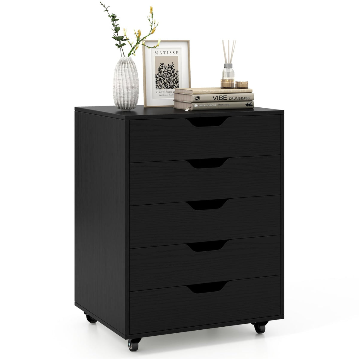 Caisson de bureau mobile à 5 tiroirs