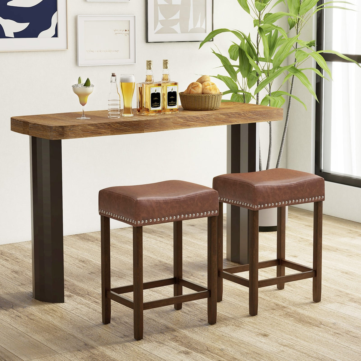 Tabouret de bar 61 cm — Lot de 2