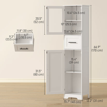 170 cm Tall Bathroom Storage Cabinet