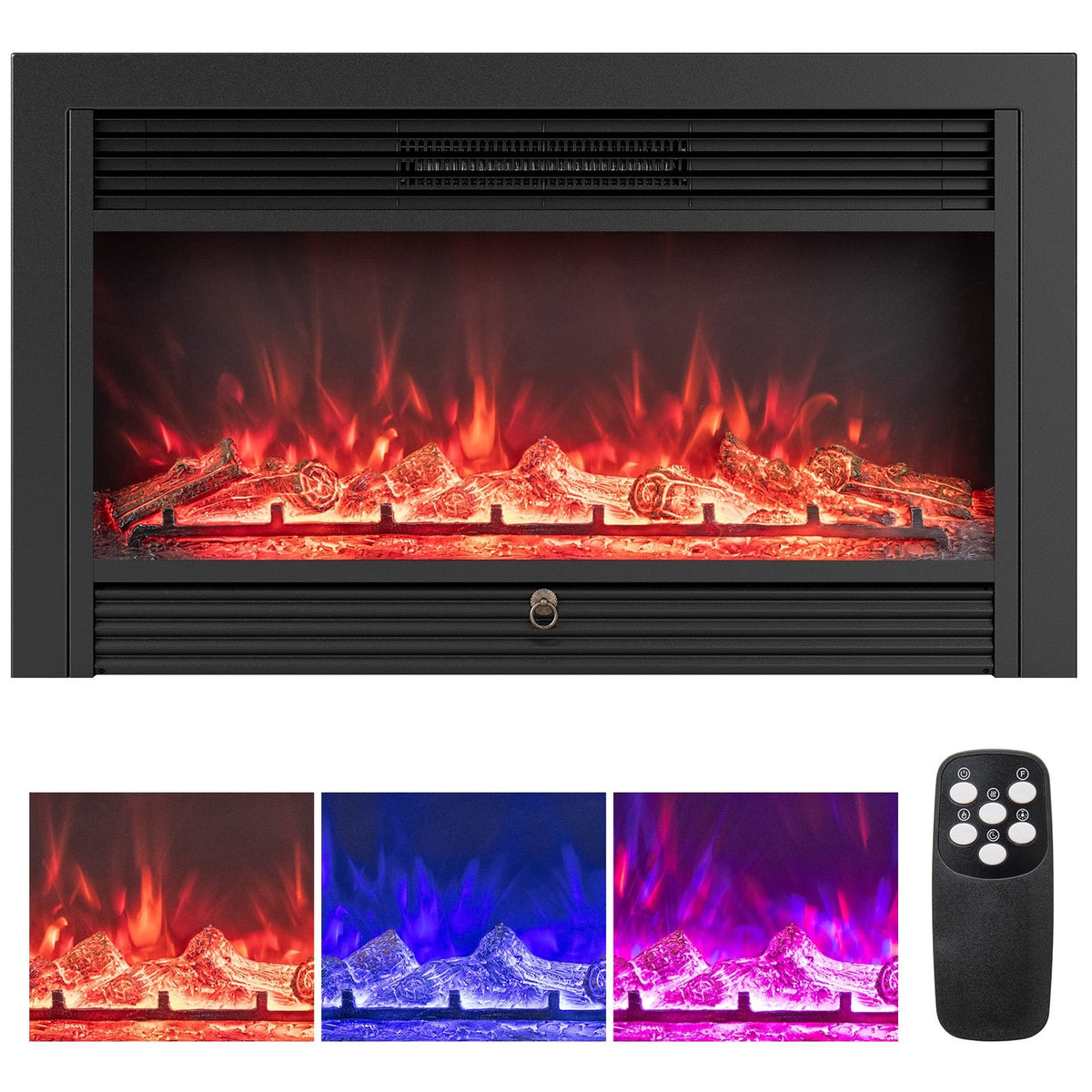 Foyer électrique encastrable 750 W / 1500 W