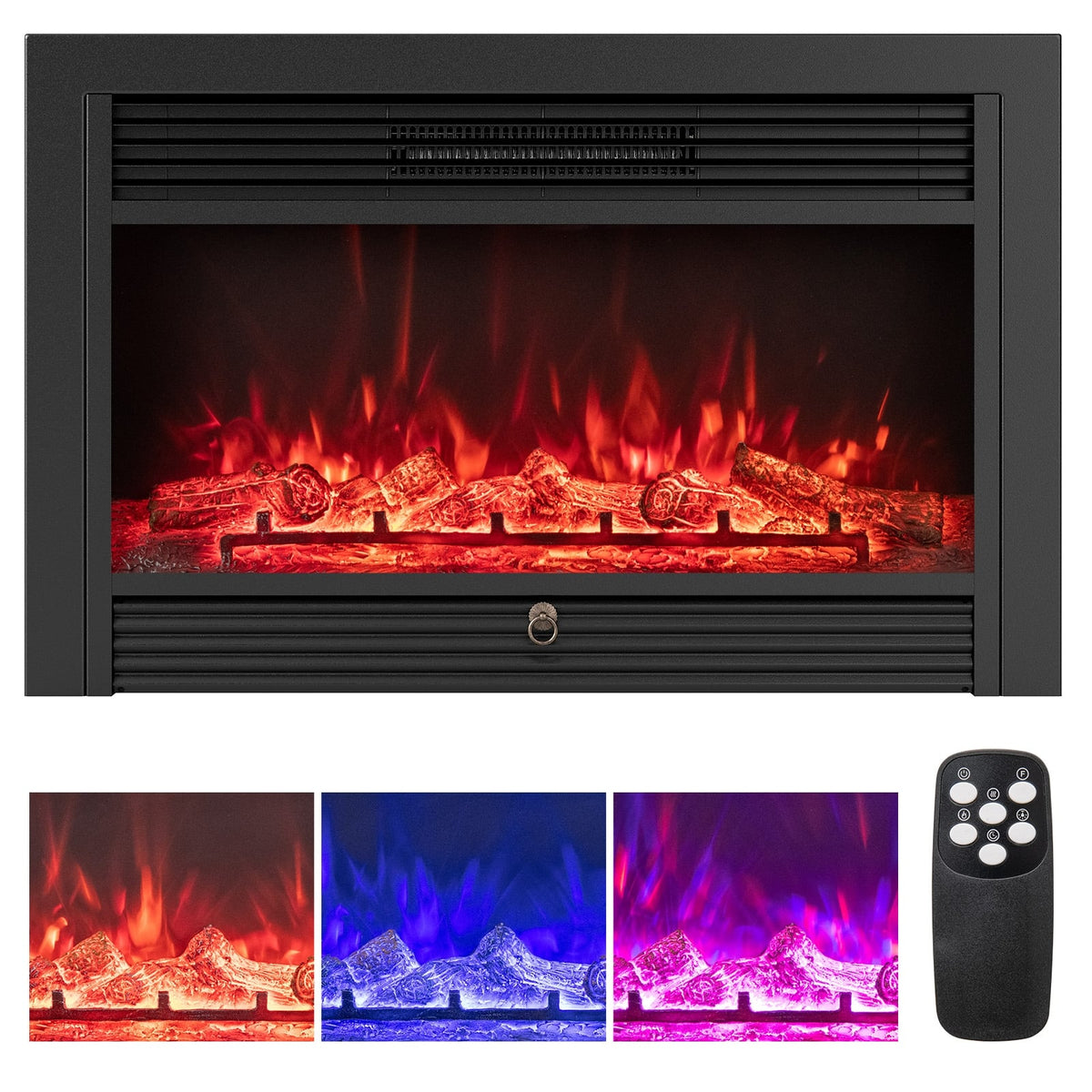 Foyer électrique encastrable 750 W / 1500 W