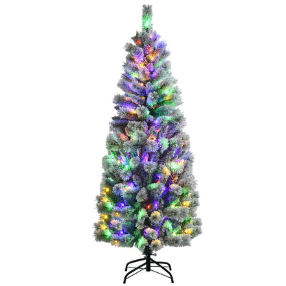 Arbre de Noël artificiel enneigé pré-éclairé 229 cm
