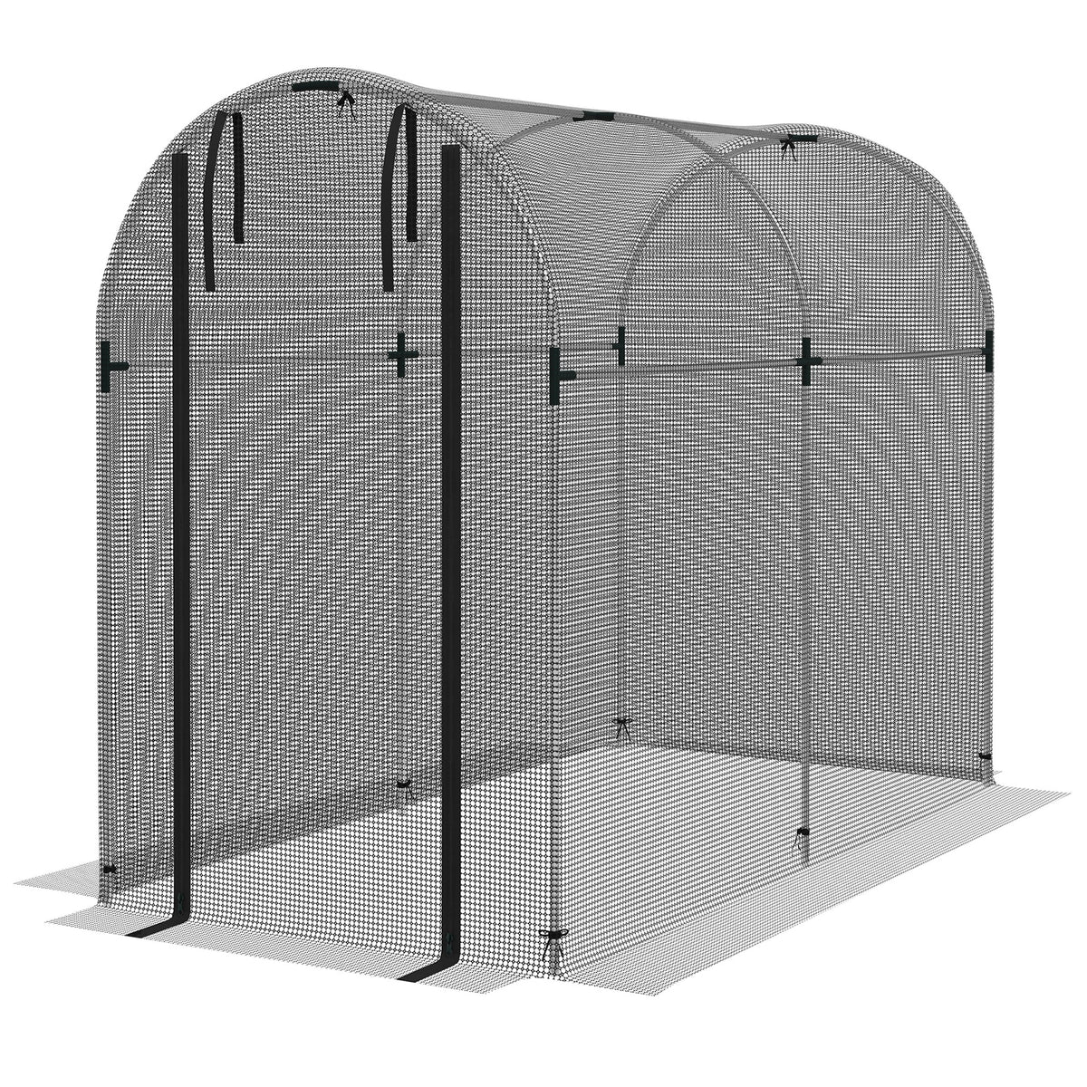 Galvanized Steel Protection Cage 120x240cm with Zippered Door