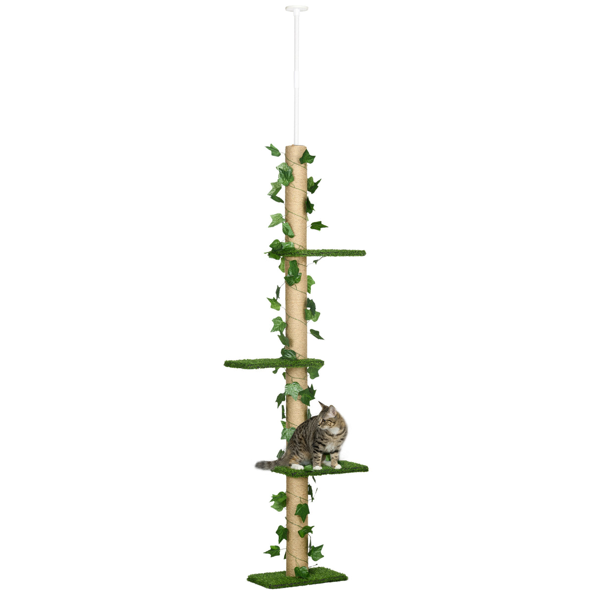 Floor to Ceiling Adjustable Cat Tree
