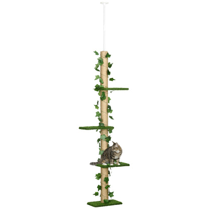 Floor to Ceiling Adjustable Cat Tree