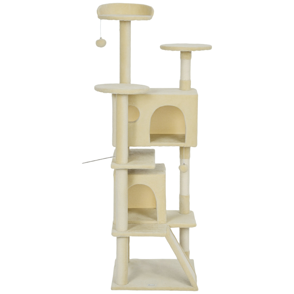 Árbol para gatos de varios niveles de 160 cm