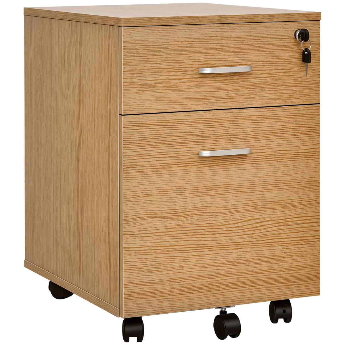 Mobile locking filing cabinet