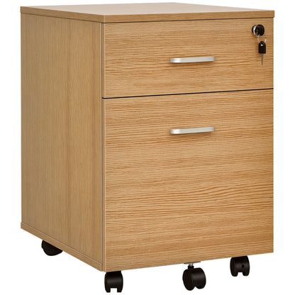 Mobile locking filing cabinet