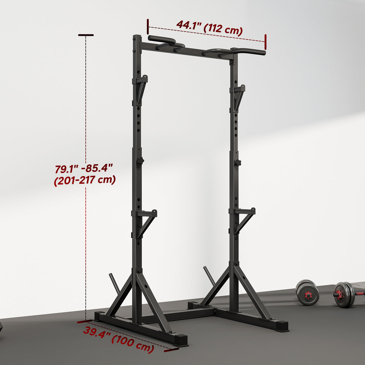 Adjustable power training fitness tower