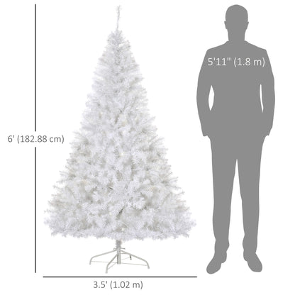 Pre-Lit Artificial Christmas Tree 6 ft