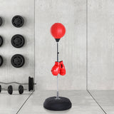 Freestanding Punching Bag with Stand Gloves and Pump