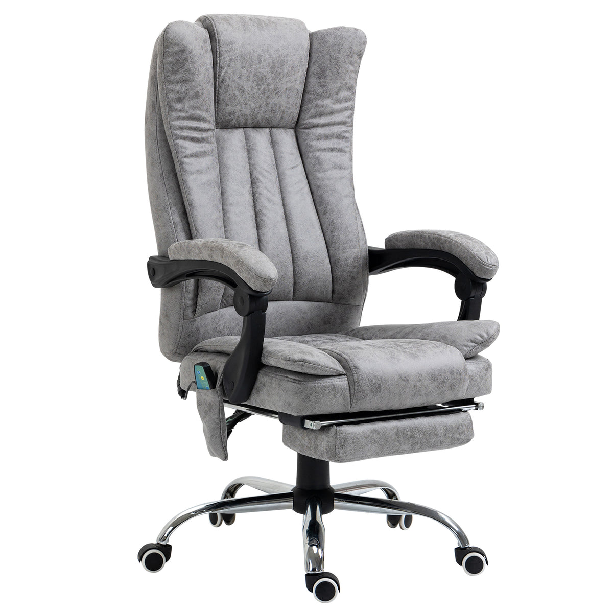 Office Chair Vibration Massage Retractable Footrest