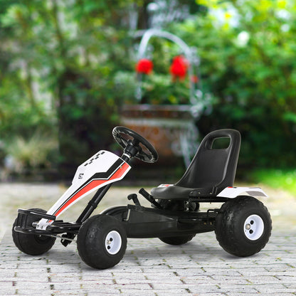 Kids pedal go kart racing style