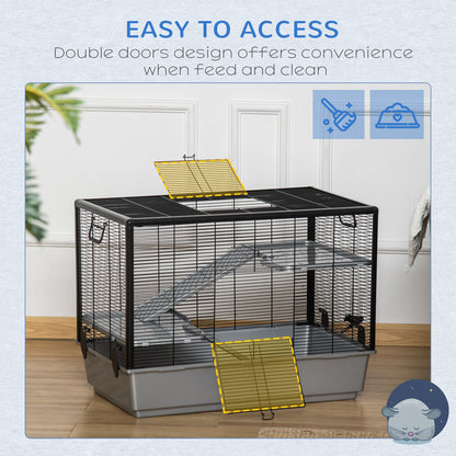 3-Tier Hamster Cage for Small Pets