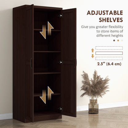 Kitchen Storage Cabinet 5-Tier Adjustable Shelves