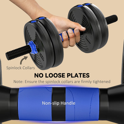 Juego de mancuernas ajustables 3 en 1 — 15 kg