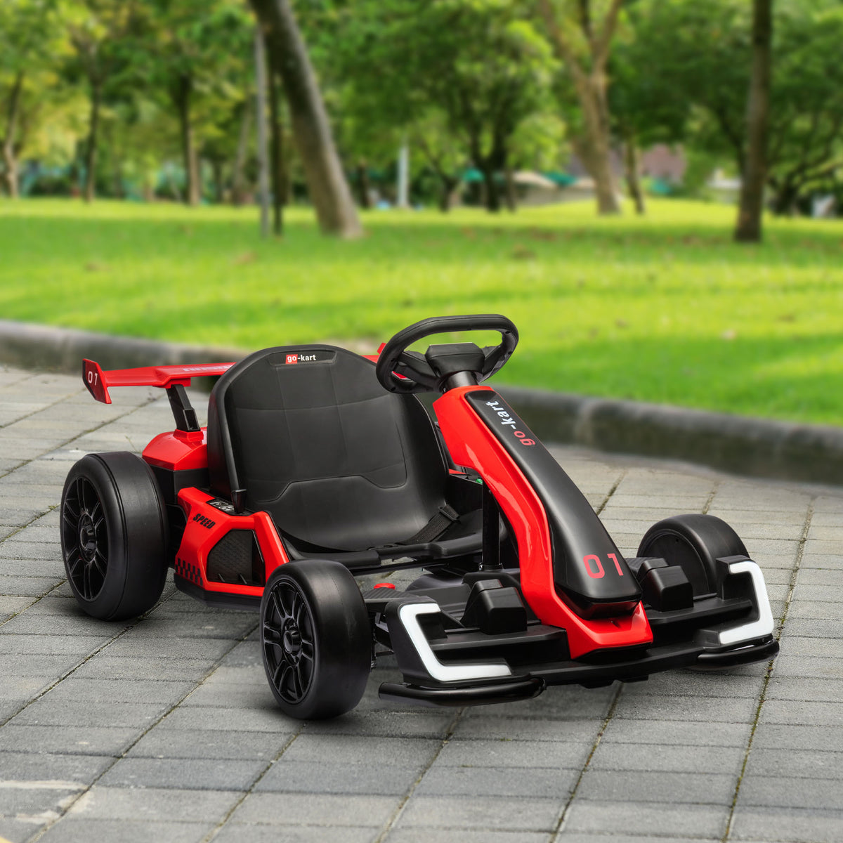 Electric Go Kart 24V Kids with Adjustable Seat