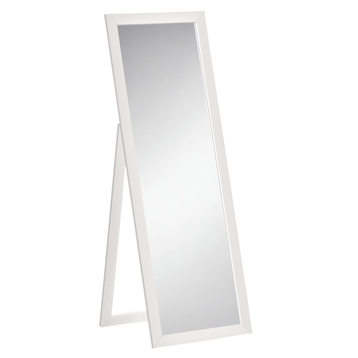 Full length rectangular mirror 58 x 20 inches with frame